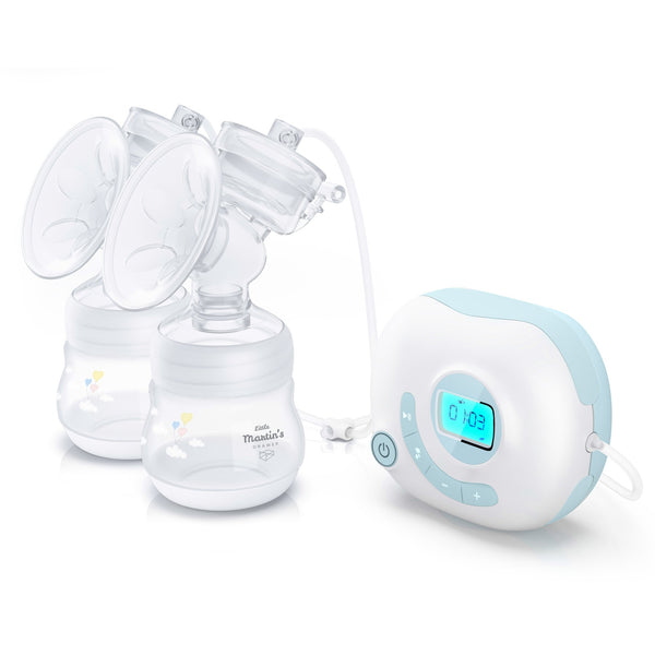 Little Martin’s Electric Double Breast Pump With Rechargeable Battery (Blue)