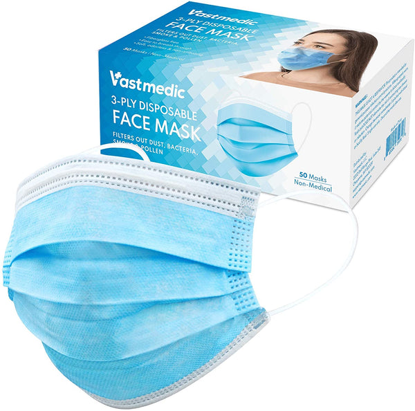 Vastmedic 3 PLY Disposable Face Masks