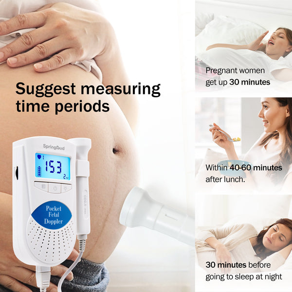 SpringBud FD-300B Fetal Doppler+60g Aquasonic100 Gel