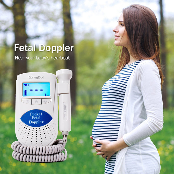 SpringBud FD-300B Fetal Doppler+60g Aquasonic100 Gel