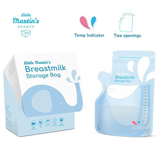 Little Martin's Breast Milk Storage Bags - 60 Counts