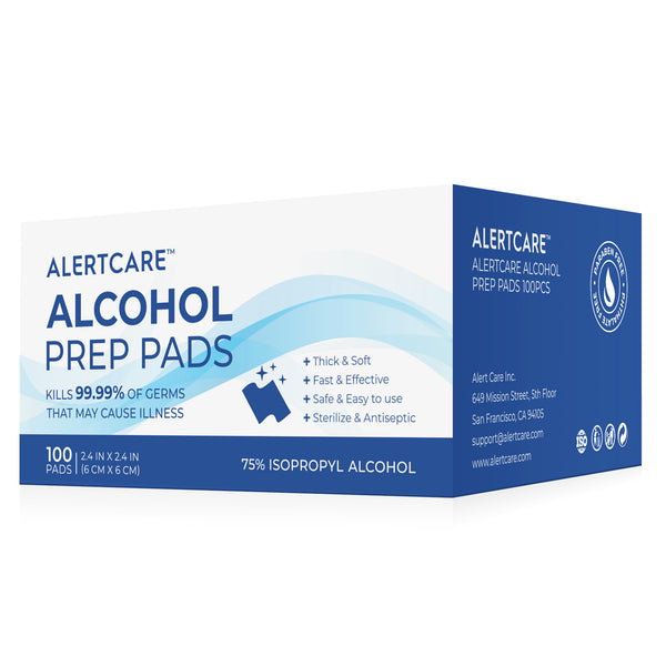 alcohol prep pad use