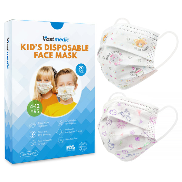 Vastmedic Kids 3-ply Face Mask 20 Pcs